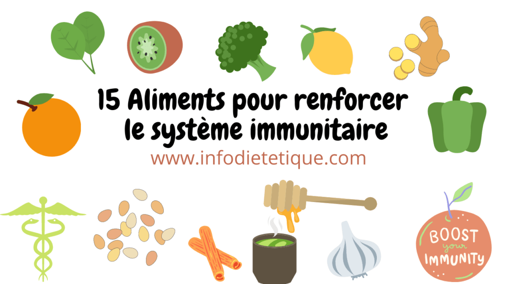 15 Aliments pour renforcer le système immunitaire