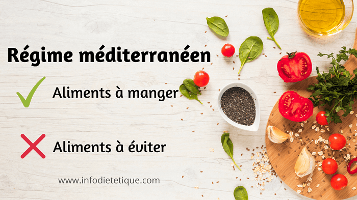 Régime méditerranéen : Aliments à manger et les aliments à éviter