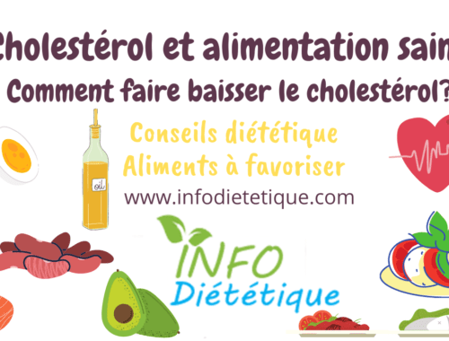 COMMENT FAIRE BAISSER LE CHOLESTÉROL ?