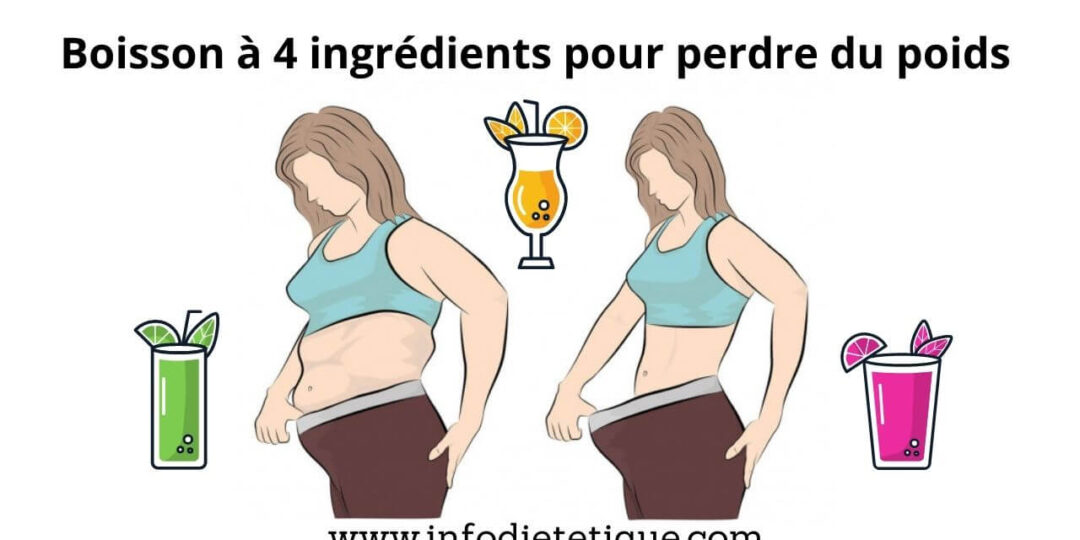 Boisson à 4 ingrédients pour perdre du poids